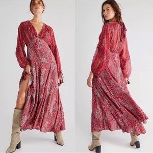 Free People Mirage Paisley Bandana Maxi Dress